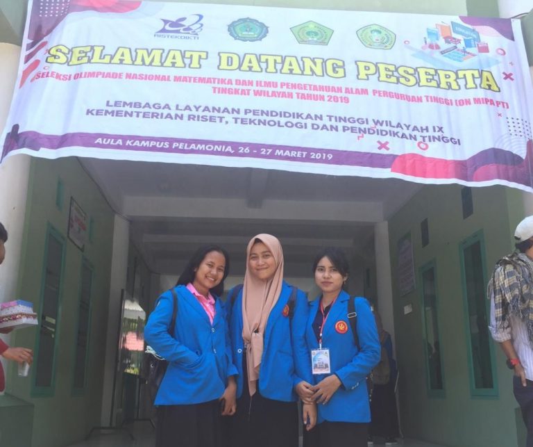 SELEKSI OLIMPIADE NASIONAL MATEMATIKA DAN ILMU PENGETAHUAN ALAM PERGURUAN TINGGI (ON MIPA PT) TINGKAT WILAYAH TAHUN 2019