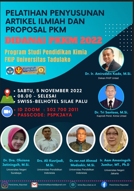 PELATIHAN PENYUSUNAN ARTIKEL ILMIAH DAN PROPOSAL PKM